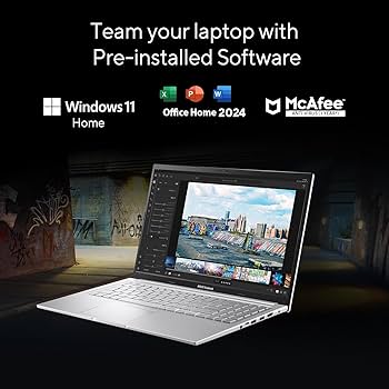 ASUS Vivobook 15, AMD Ryzen 7 5825U, 16GB RAM, 512GB SSD